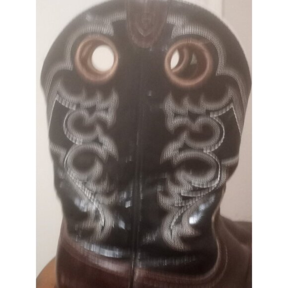 Ariat Crossfire Buckaroo Boots Mens 11 D Brown Leather Western 10006734 - Picture 5 of 15